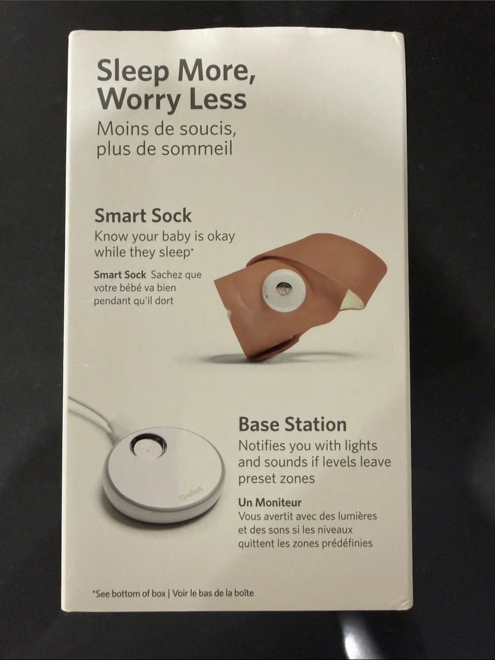 Owlet Smart Sock 3 Baby Monitor - Complete Set with Base & 4 Socks